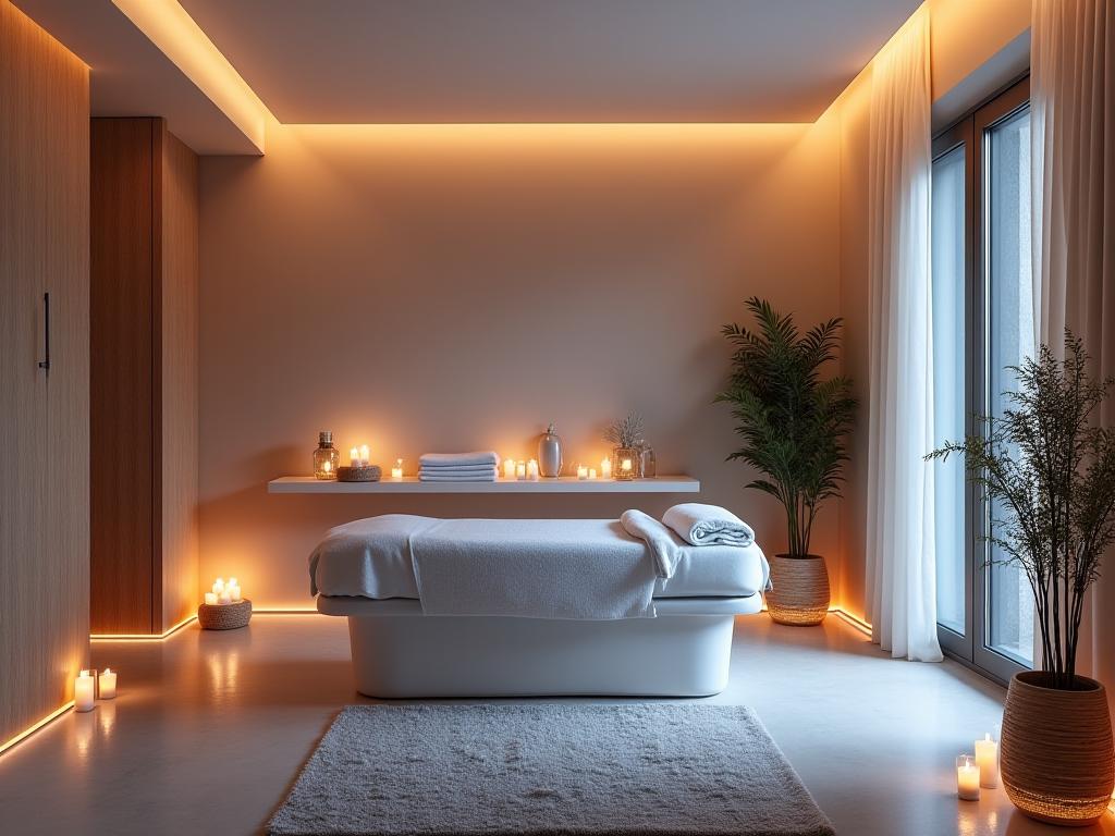 Sala de spa y wellness con terapias de recuperación en Barcelona
